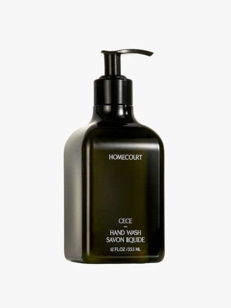 Homecourt Hand Wash in branded component on a light gray background